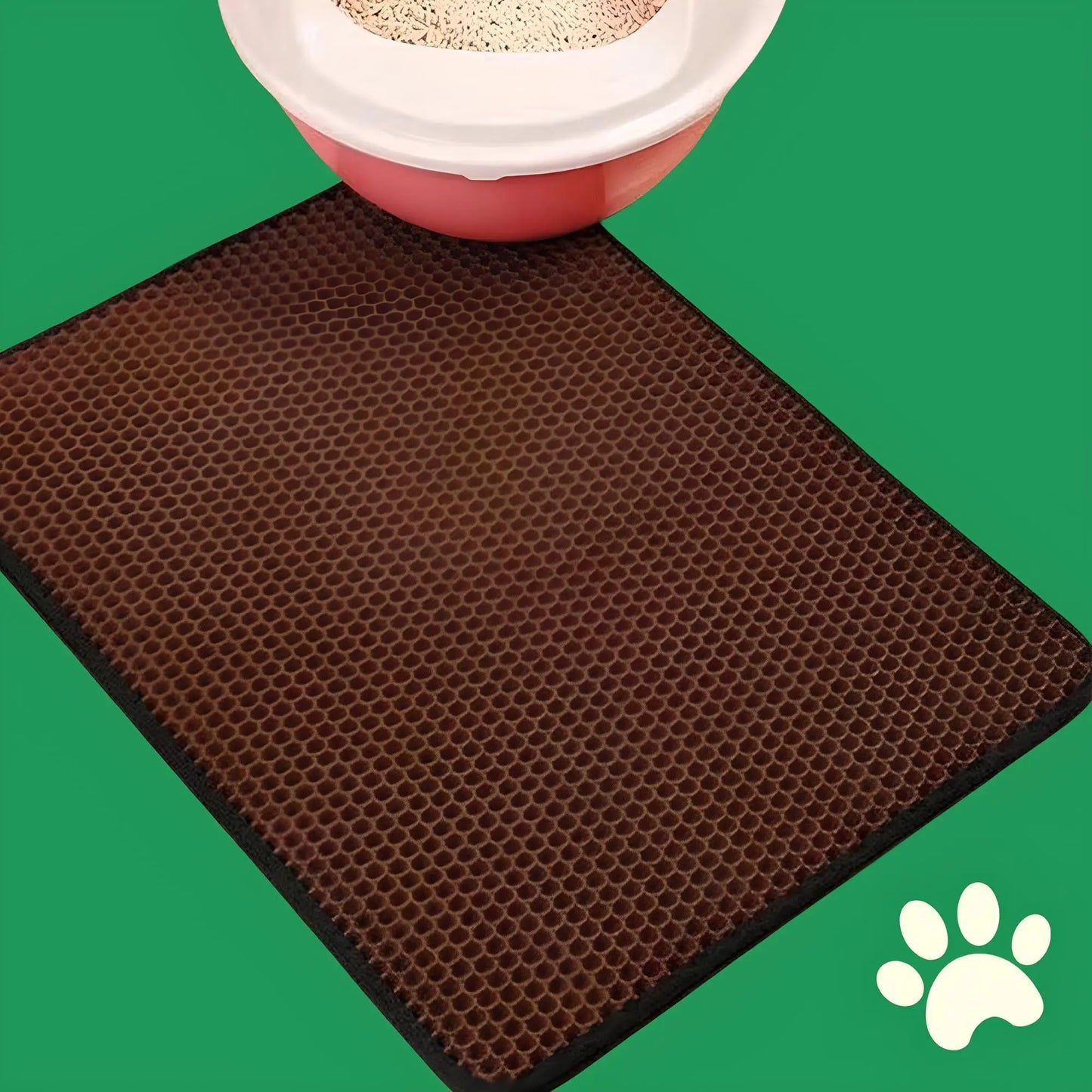 Tapis litière imperméable LitiPro pour chat - Protection sol WoofBox