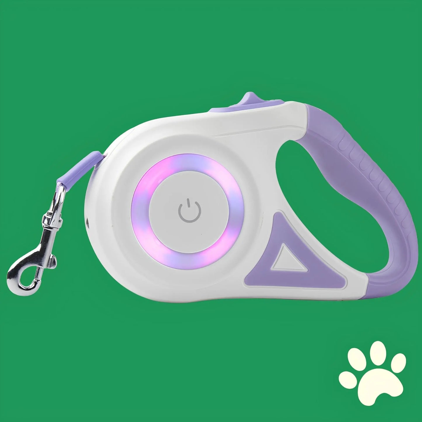 Laisse rétractable LED FlexiLED pour chien - Sécurité nocturne WoofBox