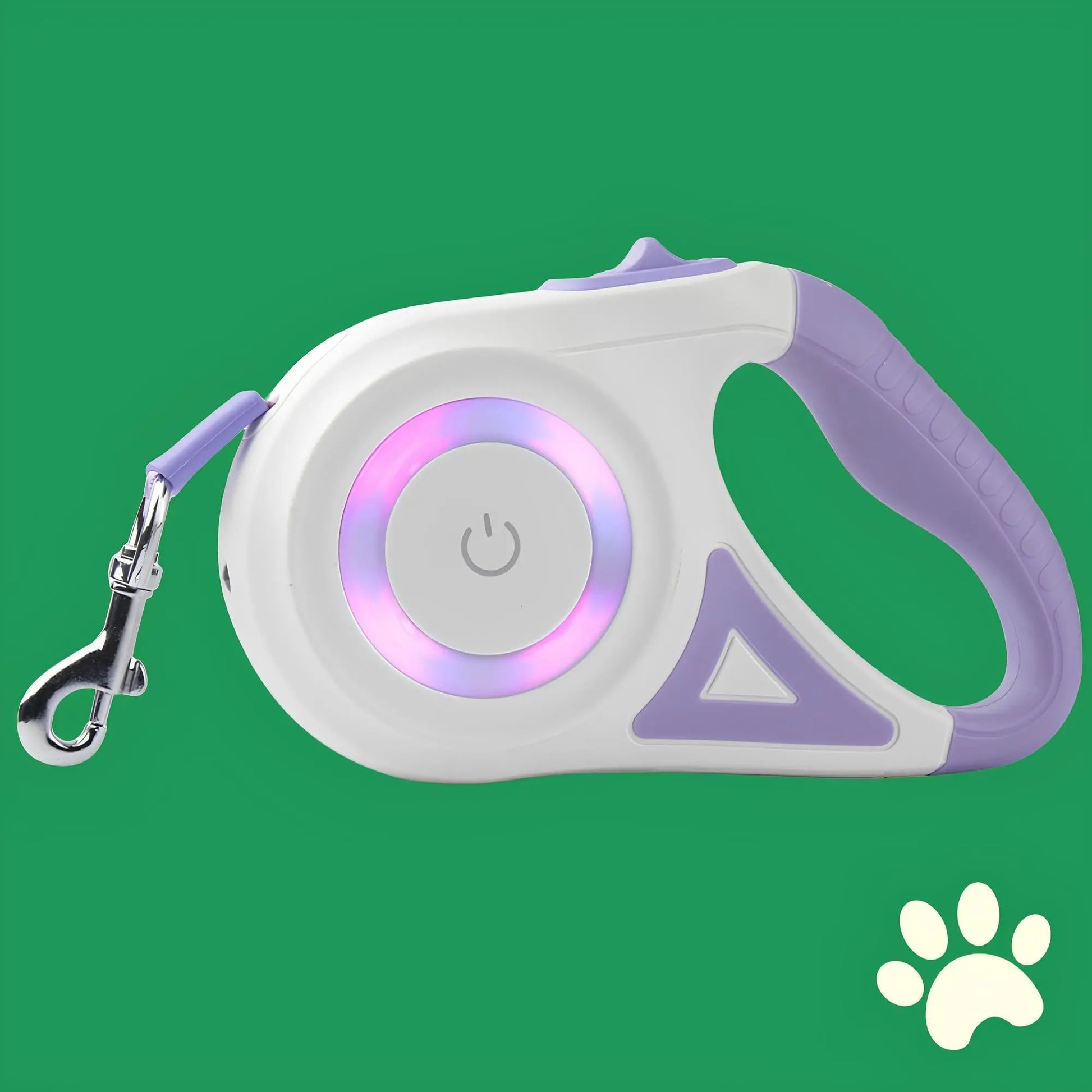 Laisse rétractable LED FlexiLED pour chien - Sécurité nocturne WoofBox